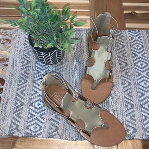 Sold ☑️Gold gladiator sandals